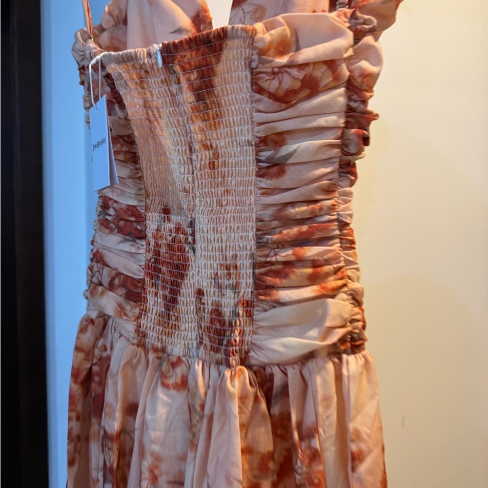 Zimmerman Printed Deep-V Cami Dress - Picture 11 of 16